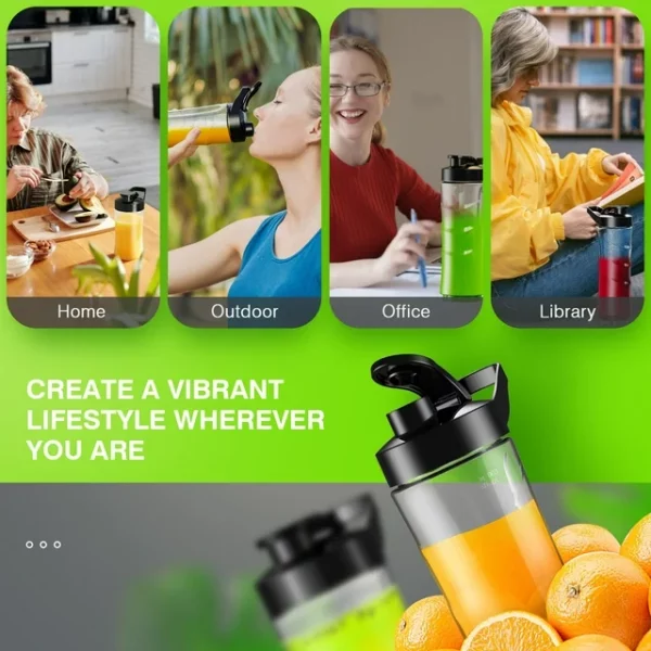 HadinEEon 300-Watt Electric Blender, 3-Speed Portable Blender for Shakes and Smoothies, with 20oz & 10oz Cups