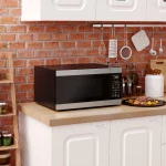 Galanz 1.2 Cu ft Air Fry + Sensor Cook Countertop Microwave Oven, 1000 Watts, Stainless Steel, New