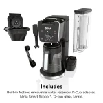 Ninja® CFP300 DualBrew Specialty Coffee System, Single-Serve, K-Cup Pod Compatible, 12-Cup Drip Coffee Maker, Glass Carafe