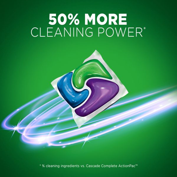Cascade Complete Gel Dishwasher Detergent, Fresh Scent, 120 fl oz