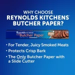 Reynolds Kitchens Pink Butcher Paper Wrap with Slide Cutter, 225 Square Feet