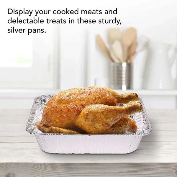 Stock Your Home 9x13 Disposable Aluminum Foil Pans - 30 Pack