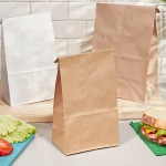 Great Value Self-Standing Lunch Bags, Brown, 100 Count
