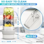 Bionic Blade Blender Portable Blender Powerful Cordless Blender with Travel Bottle New 6 Pieces