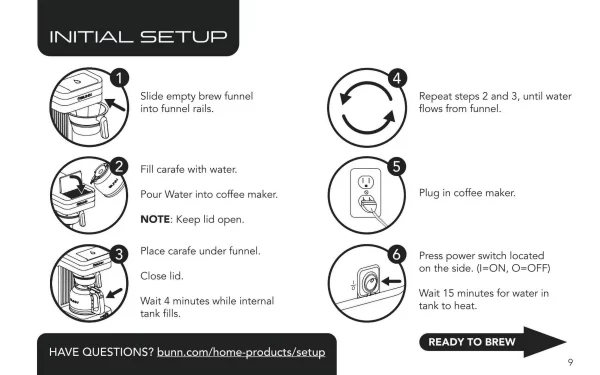BUNN CSB3T Platinum 10 Cup Drip Coffee Maker (Condition: New)