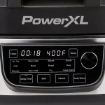 PowerXL Grill Air Fryer Combo Plus, Indoor Grill / Air Fryer, Stainless Steel
