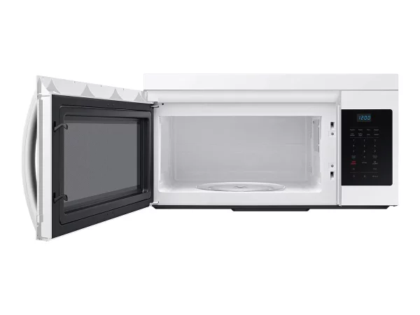 Samsung ME16A4021AW - Microwave oven - over-range - 1.6 cu. ft - 1000 W - white with built-in exhaust system