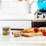 Comfy Package Small Plastic Cups with Lids 2 Oz Mini Cups for Jello & Souffle, 200-Pack