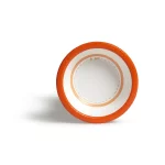 Perk Heavy-Weight Paper Bowl 12 oz. White/Orange 125/Pack (PK54332)