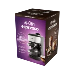 Mr. Coffee® 4-Shot Steam Espresso, Cappuccino, and Latte Maker in Black