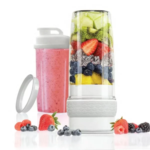 Bionic Blade Blender Portable Blender Powerful Cordless Blender with Travel Bottle New 6 Pieces