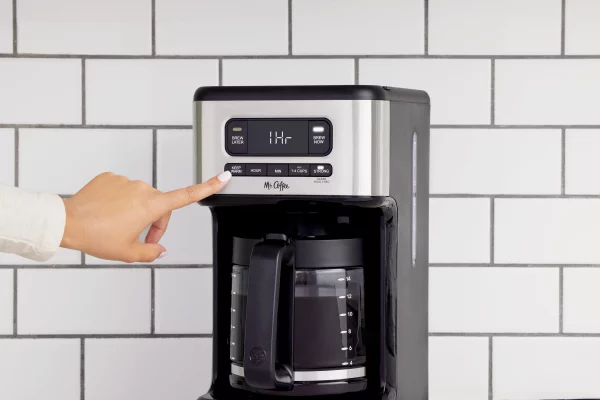 Mr. Coffee® 14 Cup Programmable Coffee Maker, Light Stainless Steel