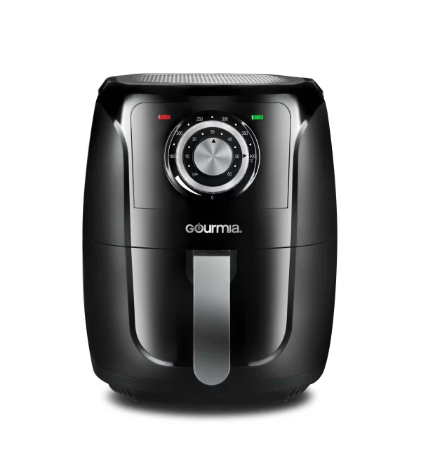 Gourmia 5-Qt Air Fryer with Nonstick Dishwasher Safe Basket, Black, 13.1 H, New
