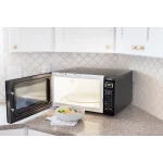 Panasonic 1.6 Cu. ft. Countertop Microwave Oven with Inverter Technology, Black NN-SN736B, New