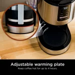 Ninja DCM200 Programmable XL 14-Cup Coffee Maker, 14-Cup Glass Carafe, Permanent Filter, Stainless Steel