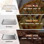 KAPAS Smart Air Fryer Oven, 1800 W Stainless Steel 26.4 QT