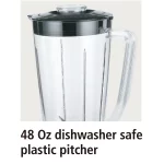 Mainstays 6-Speed Blender with 48 oz/1.5 L Pitcher, Black, New