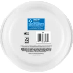 Great Value Everyday Disposable Foam Plates, 9 in, 50 ct