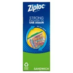 Ziploc® Brand Sandwich Bags, Plastic Sandwich Bags, 90 Count