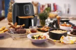 Emerald Air Fryer 1800 Watts with Digital LED Touch Display & Slide out Pan, Detachable Basket 5.5QT Capacity (1804)