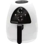 BLACK+DECKER Purifry 2-Liter Air Fryer, White, HF100WD