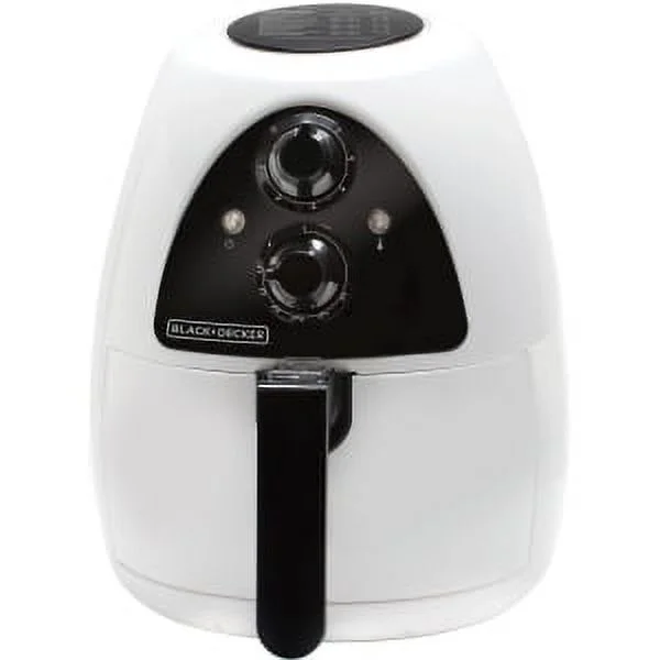 BLACK+DECKER Purifry 2-Liter Air Fryer, White, HF100WD