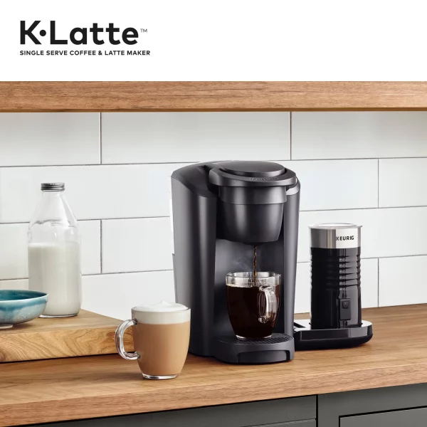 Keurig K-Latte Single Serve K-Cup Coffee and Latte Maker, Black