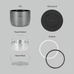 CHEF iQ 6 Qt Multi-Functional WIFI Smart Pressure Cooker, Multi-Function, Black
