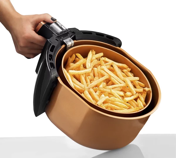 As Seen on TV Gotham Steel Air Fryer XL 3.8 Liter with Rapid Air Technology for Oil Free Healthy Cooking Adjustable Temperature Control with Auto Shutoff