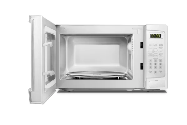 Danby 1000W 1.1 Cubic Feet Convenient User-Friendly Countertop Microwave, White