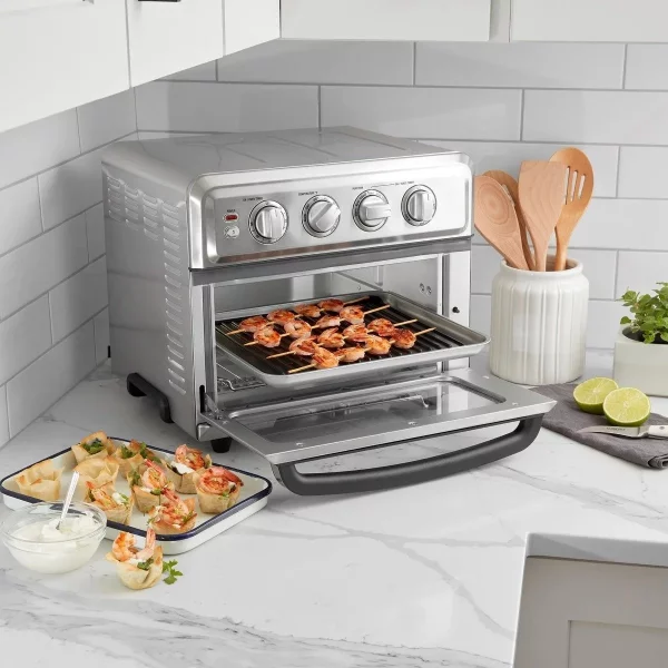 Cuisinart Air-Fryer Toaster Oven with Grill, Stainless, New, TOA-70