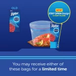 Ziploc® Brand Freezer Bags with New Stay Open Design, Gallon, 60, Patented Stand-up Bottom, Easy to Fill Freezer Bag, Unloc a Free Set of Hands in the Kitchen, Microwave Safe, BPA Free