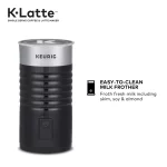 Keurig K-Latte Single Serve K-Cup Coffee and Latte Maker, Black