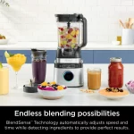 Ninja Detect Duo Power Blender + Single Serve with Blend Sense Technology, Platinum Silver, TB300