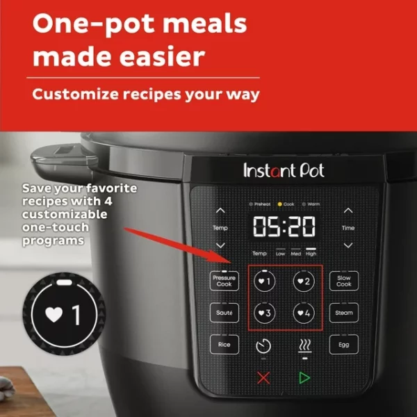 Instant Pot RIO Chef Series 6 Qt Pressure Cooker and Multi-Cooker