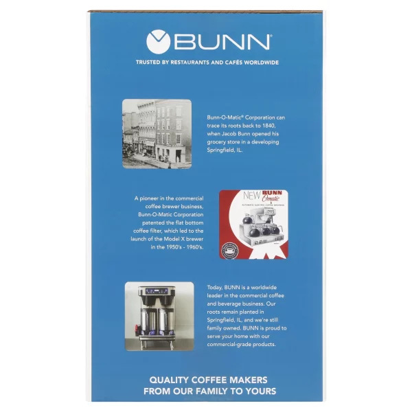 BUNN CSB3T Platinum 10 Cup Drip Coffee Maker (Condition: New)