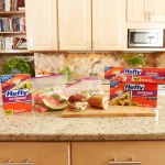 Hefty Slider Bags Storage 1 gal 1.5 mil Clear 30/Box R81430