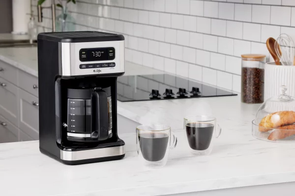 Mr. Coffee® 14 Cup Programmable Coffee Maker, Light Stainless Steel