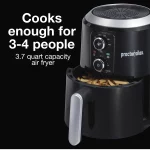 Proctor Silex Air Fryer, 3.7 Quart Capacity, Black, 35056