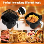 Gorware Air Fryer Grill Pan Stainless Steel Nonstick Air Fryer Crisper Plate for Air Fryer Cooking 9.05×9.44in