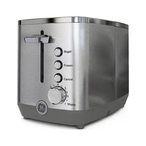 GE - 2-Slice Toaster - Stainless Steel
