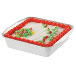 Handi-Foil 8 x 8 Square Aluminum Cake Pan Sets 2 Count
