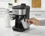 Mr. Coffee® 4-Shot Steam Espresso, Cappuccino, and Latte Maker in Black
