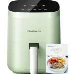 Air Fryer, Beelicious® 8-in-1 Smart Compact 4QT Air Fryers with Shake Reminder, 450°F Digital Airfryer with Flavor-Lock Tech, Tempered Glass Disaplay, Dishwahser-Safe&Nonstick,Fit for 2-4 People,Green