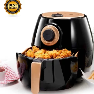 As Seen on TV Gotham Steel Air Fryer XL 3.8 Liter with Rapid Air Technology for Oil Free Healthy Cooking Adjustable Temperature Control with Auto Shutoff