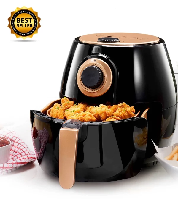 As Seen on TV Gotham Steel Air Fryer XL 3.8 Liter with Rapid Air Technology for Oil Free Healthy Cooking Adjustable Temperature Control with Auto Shutoff