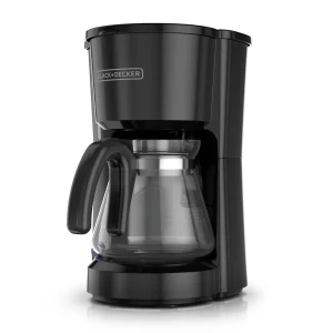BLACK+DECKER 5-Cup* Coffee Maker, Compact Design, Black, CM0700B