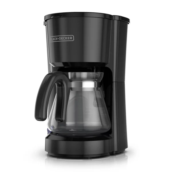 BLACK+DECKER 5-Cup* Coffee Maker, Compact Design, Black, CM0700B