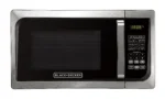 BLACK+DECKER EM925AJK-P1 0.9 Cu. Ft. Microwave With Pull Handle, Stainless Steel