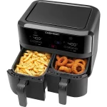Chefman Turbofry Digital Touch Dual Basket Air Fryer, XL 9 Qt, 1500W, Black